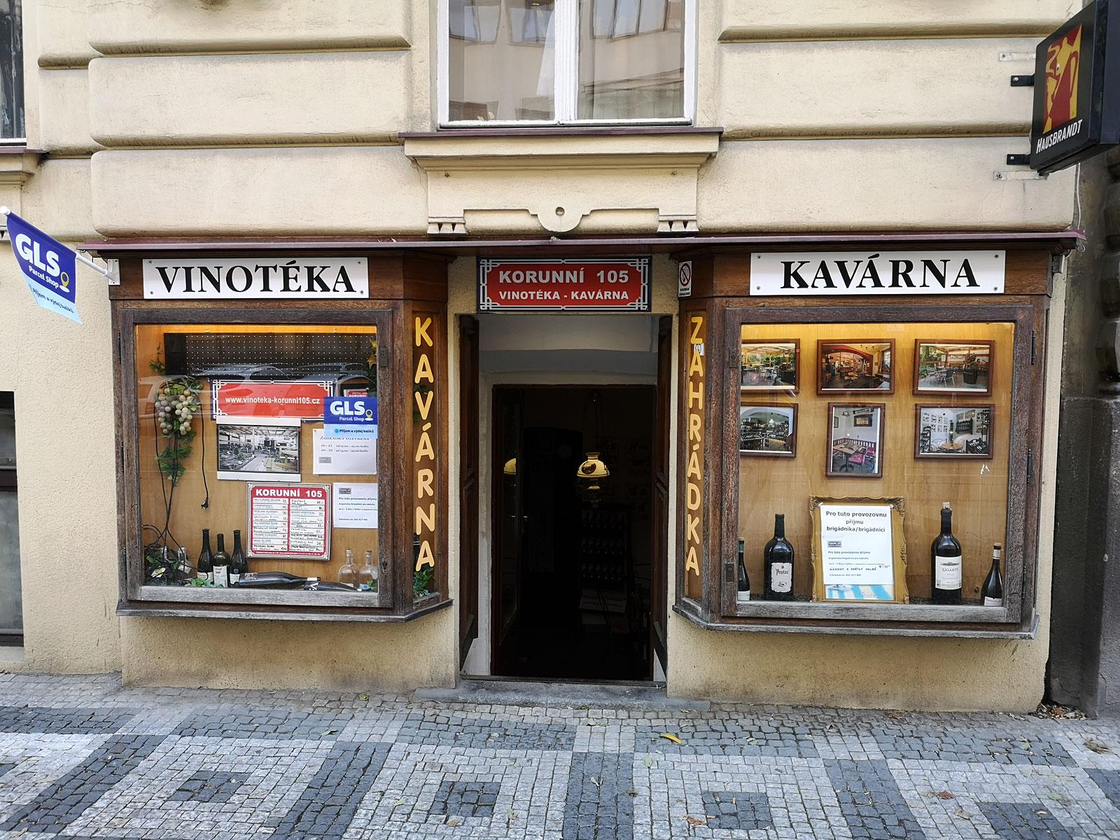 Vinotéka - Korunní 105