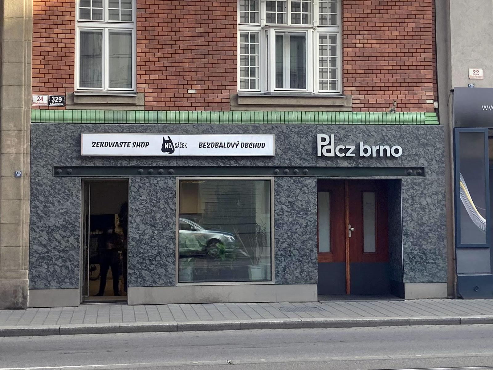 Nosáček bezobalový obchod