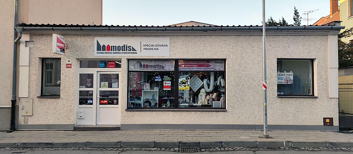 Modis-spojovací a kotvící materiály, vzduchotechnika